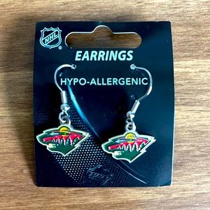 NHL | Minnesota Wild Earring | New with Tags